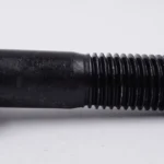 Black oxide high strength hex head bolt for heavy industrial machinery fastening